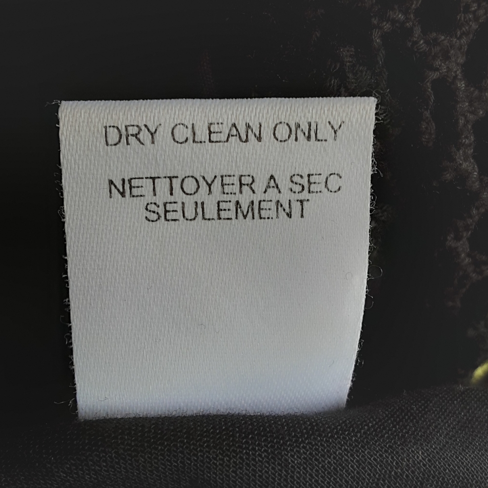Nanette Lepore Black Floral Embroidered V-Neck Dress Sz 12 - Picture 12 of 12